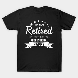 Retired I'm A Professional Pappy - Christmas, Party T-Shirt